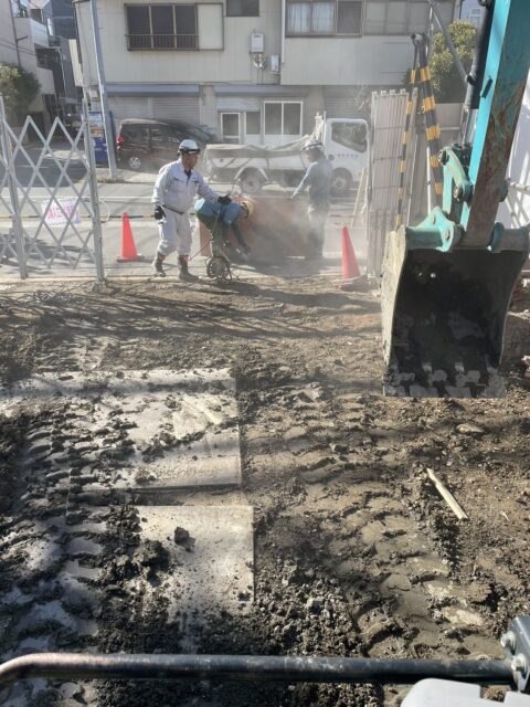 作業風景＠六郷